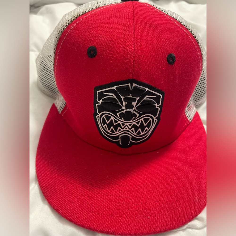 Red Hat Farmers Market Brand snap back with Graphic Design